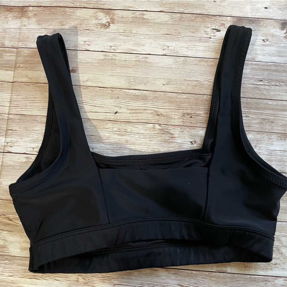 RESERVED FB BB Old Navy Women’s Square-Neck Swim Top Black Small S 4-6 - Picture 4 of 16
